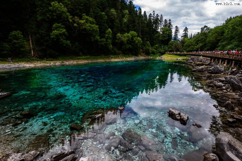 夏日九寨沟风景图片大全