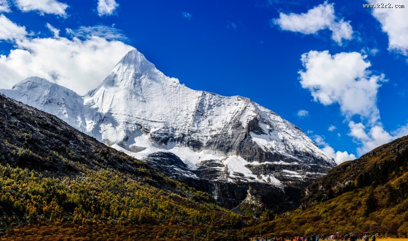 四川央迈勇神山风景图片