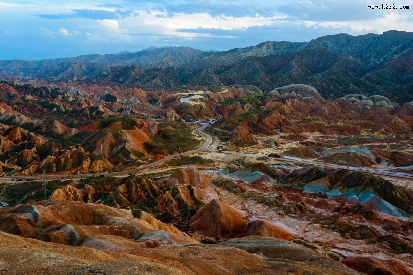 甘肃张掖丹霞地貌图片大全