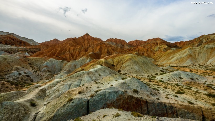 甘肃张掖丹霞地貌图片大全