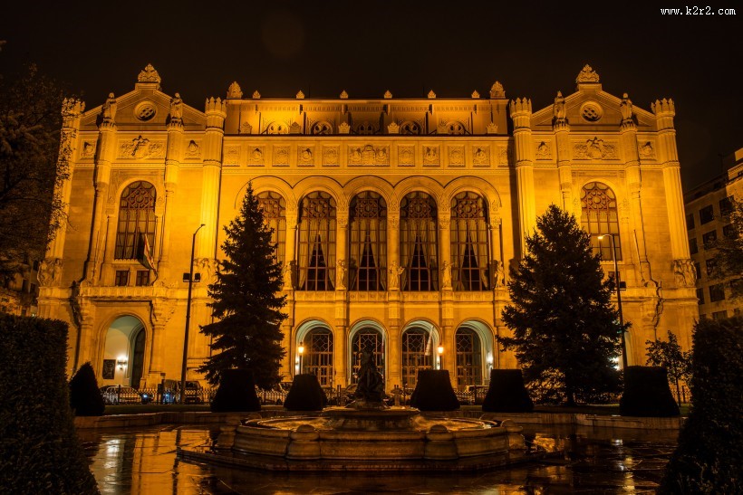 匈牙利首都布达佩斯夜景图片