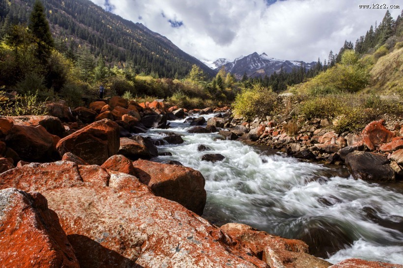 四川达古冰山风景图片大全