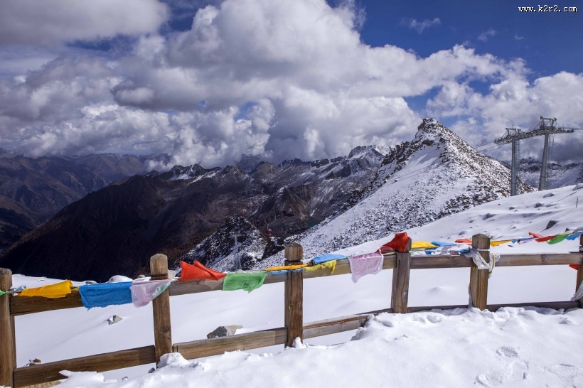 四川达古冰山风景图片大全