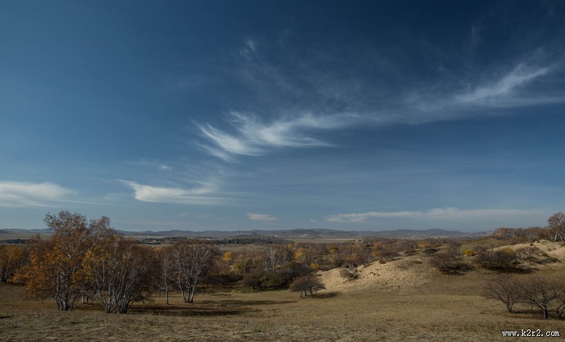 内蒙古乌兰布统秋色图片