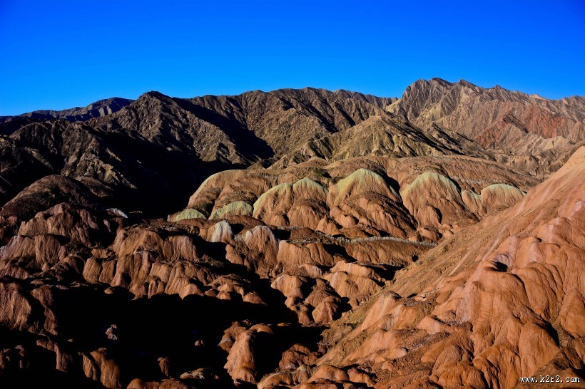 甘肃张掖丹霞地貌图片