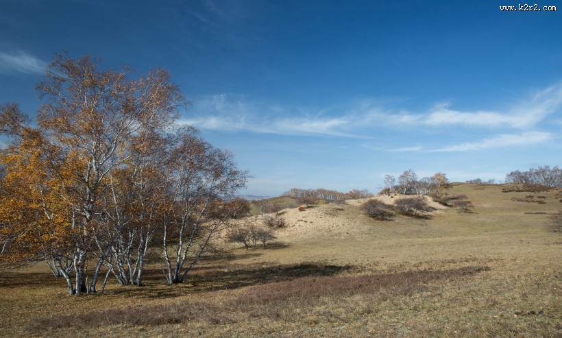 内蒙古乌兰布统秋色图片