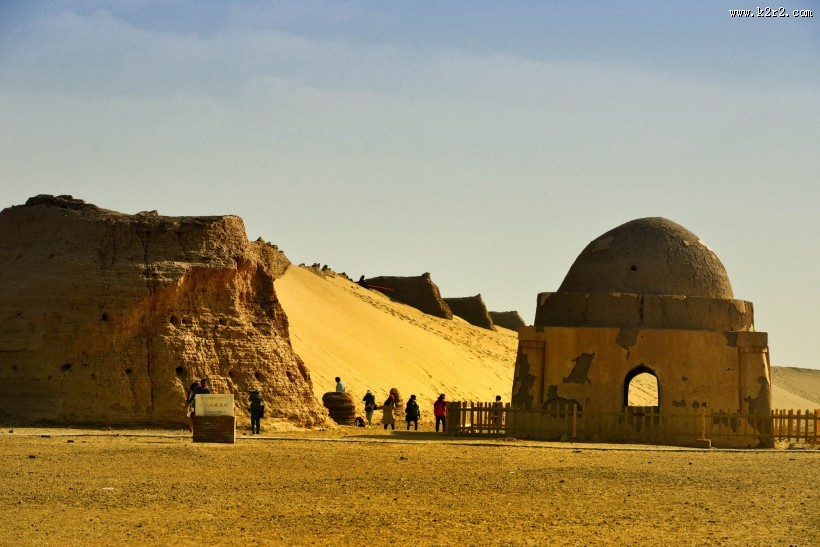 内蒙古额济纳黑水城风景图片大全