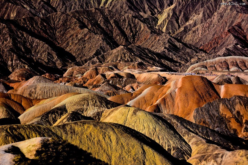 甘肃张掖丹霞地貌图片大全