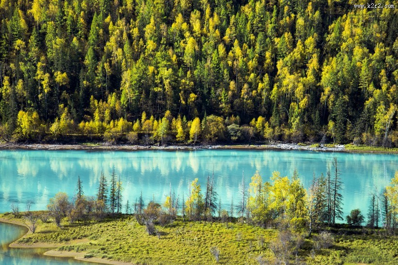 新疆喀纳斯卧龙湾风景图片大全