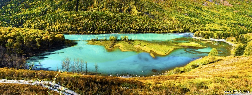 新疆喀纳斯卧龙湾风景图片大全
