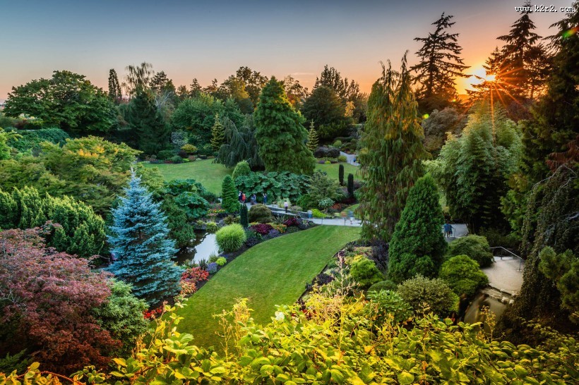 加拿大温哥华女皇公园风景图片