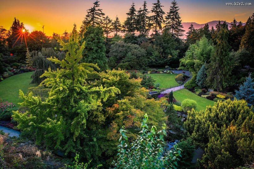 加拿大温哥华女皇公园风景图片