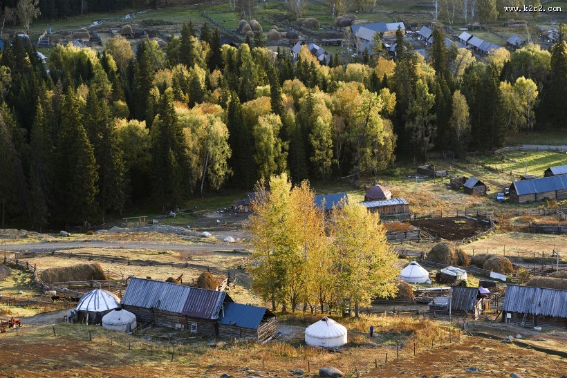新疆白哈巴村风景图片大全