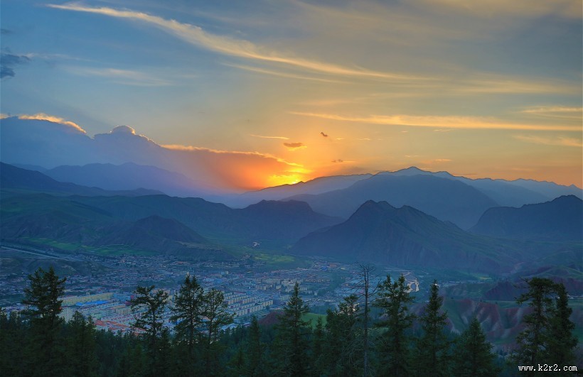 青海祁连卓尔山风景图片大全