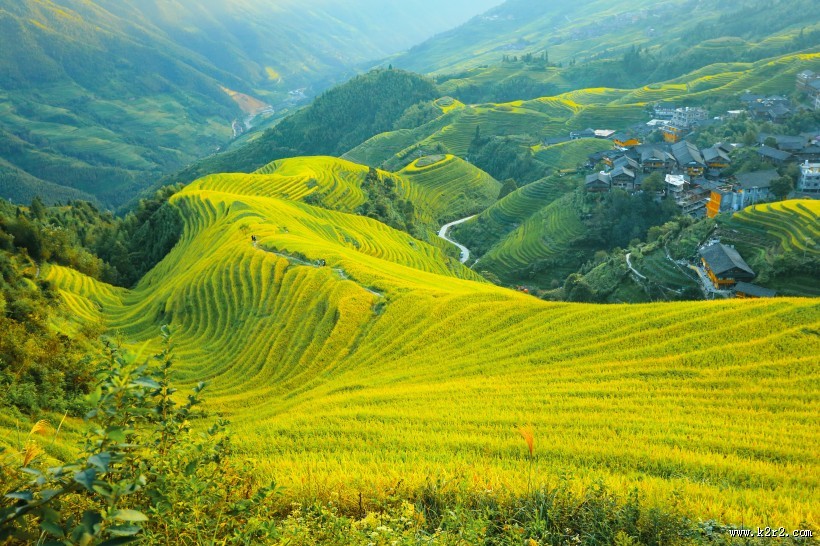 广西龙脊梯田风景图片大全