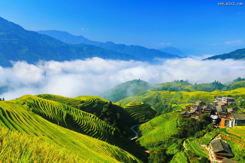 广西龙脊梯田风景图片大全