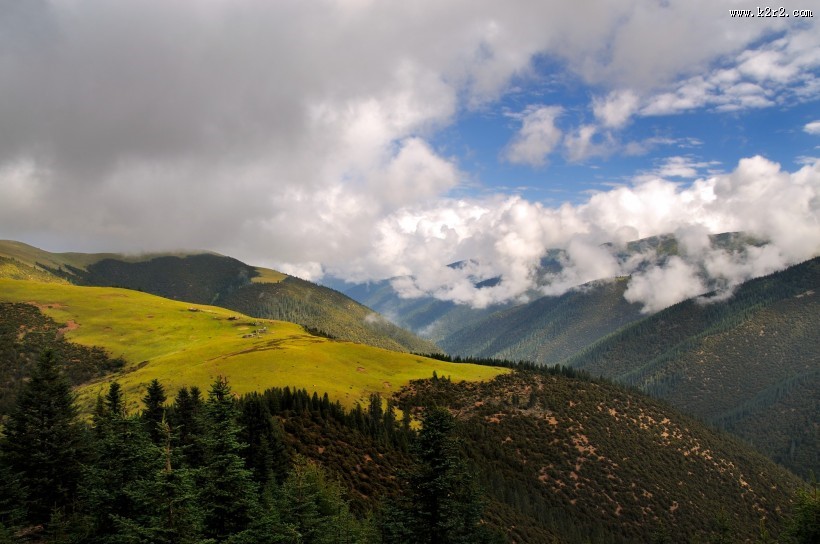 四川稻城海子山风景图片