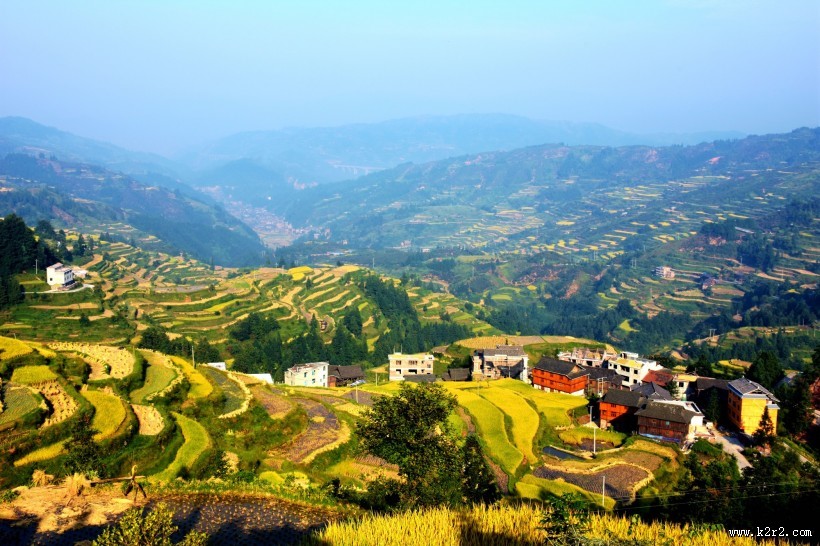 贵州肇兴侗寨风景图片