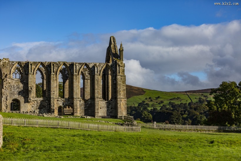 英格兰博尔顿修道院风景图片