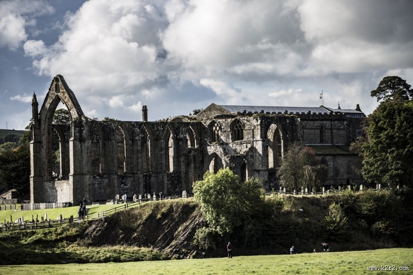 英格兰博尔顿修道院风景图片