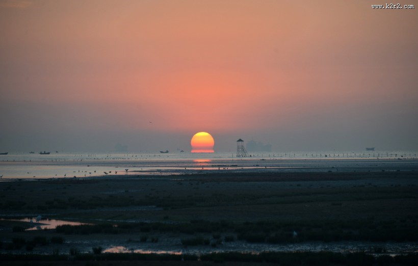 河北秦皇岛北戴河湿地风景桌面壁纸
