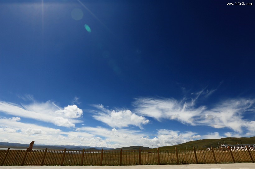甘肃尕海湖风景图片