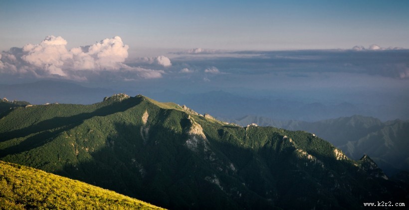 西安秦岭光头山风景图片大全