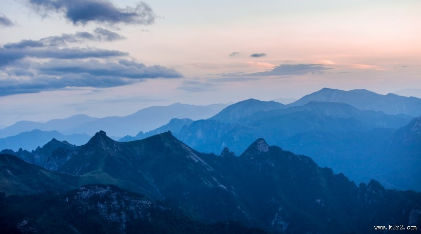 西安秦岭光头山风景图片大全