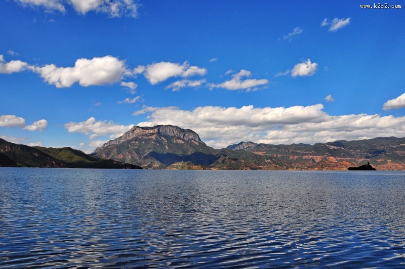 四川泸沽湖风景图片