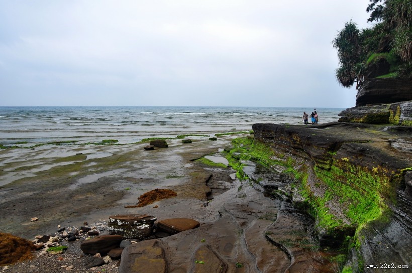 广西涠洲岛五彩滩风景图片