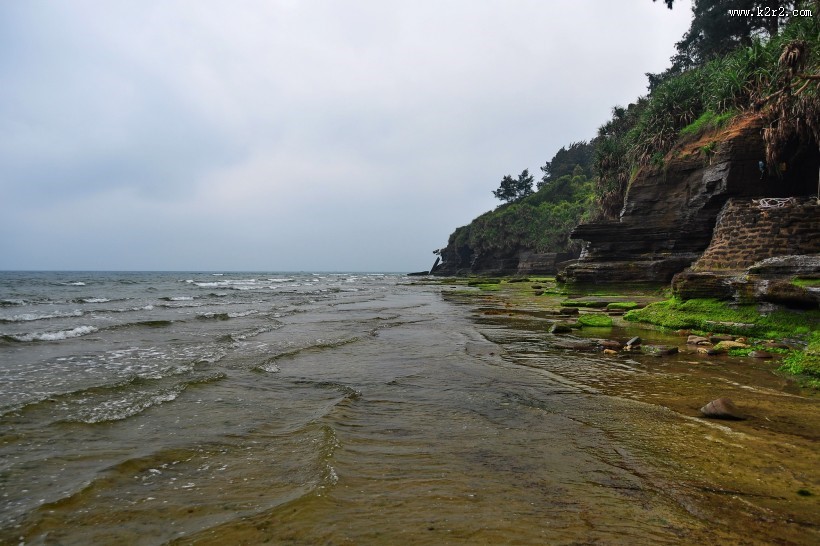 广西涠洲岛五彩滩风景图片