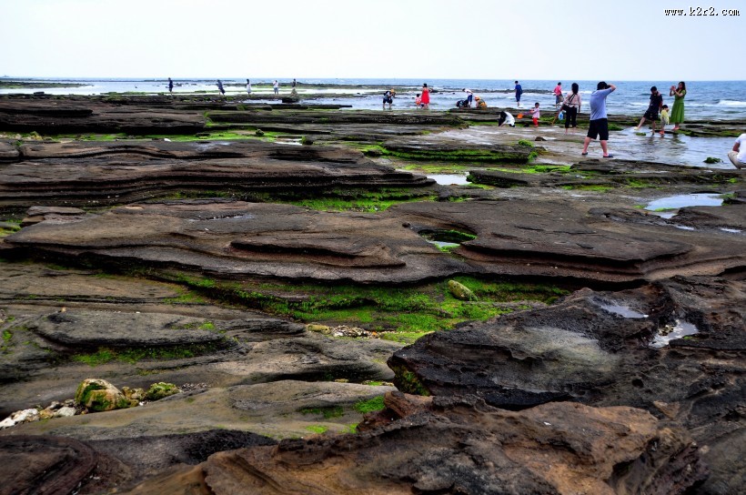 广西涠洲岛五彩滩风景图片