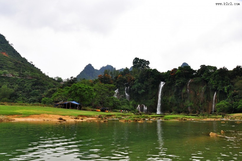 广西德天瀑布风景图片