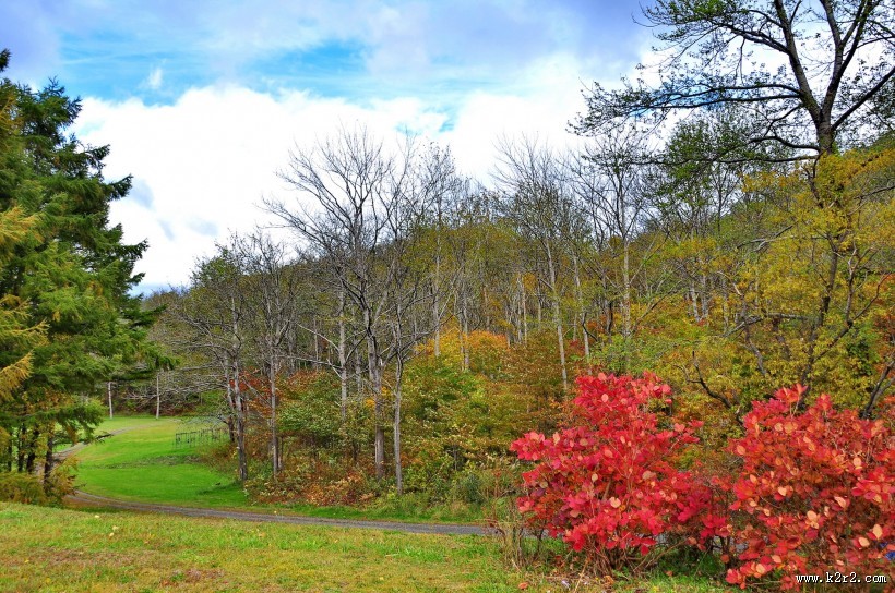 日本有珠山风景图片
