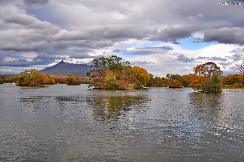 日本大沼国定公园风景图片