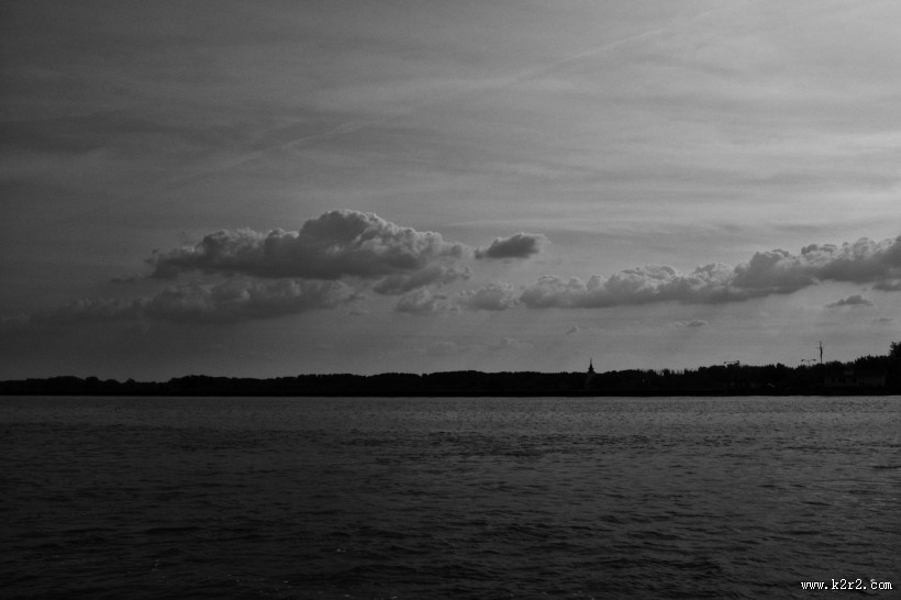 德国多瑙河日落风景图片