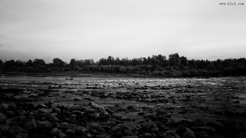 德国多瑙河日落风景图片