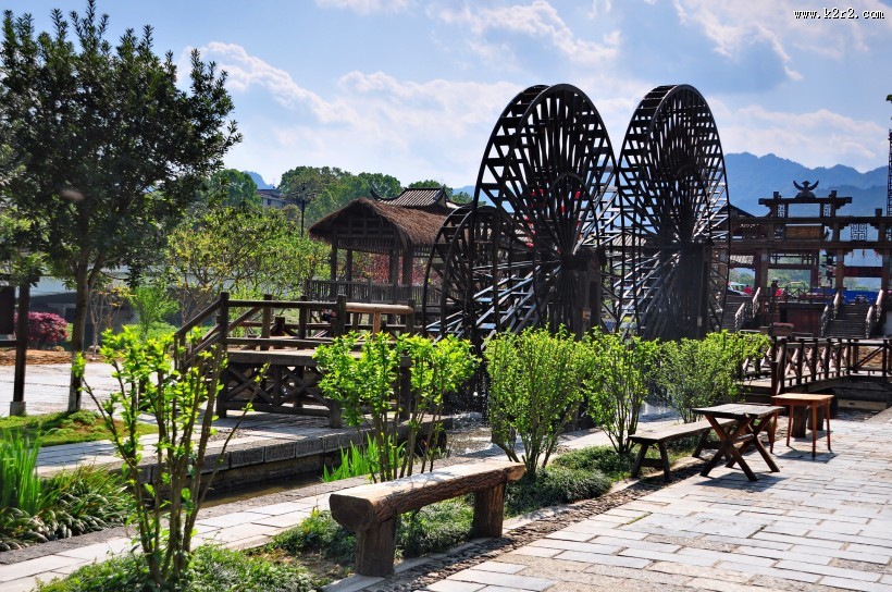 湖南张家界溪布街风景图片