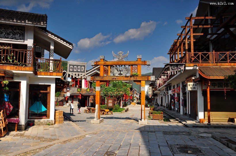 湖南张家界溪布街风景图片