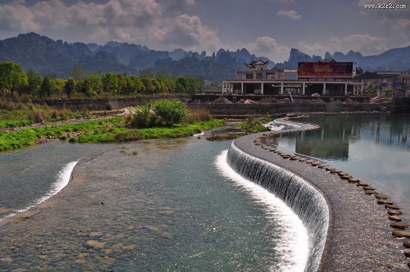 湖南张家界溪布街风景图片