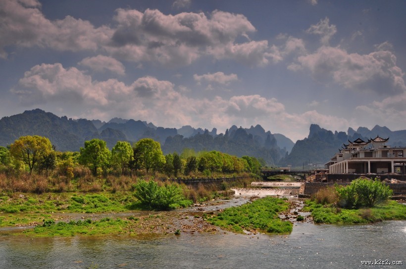 湖南张家界溪布街风景图片