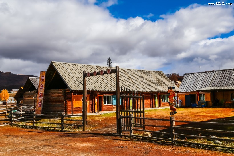 新疆禾木村风景图片