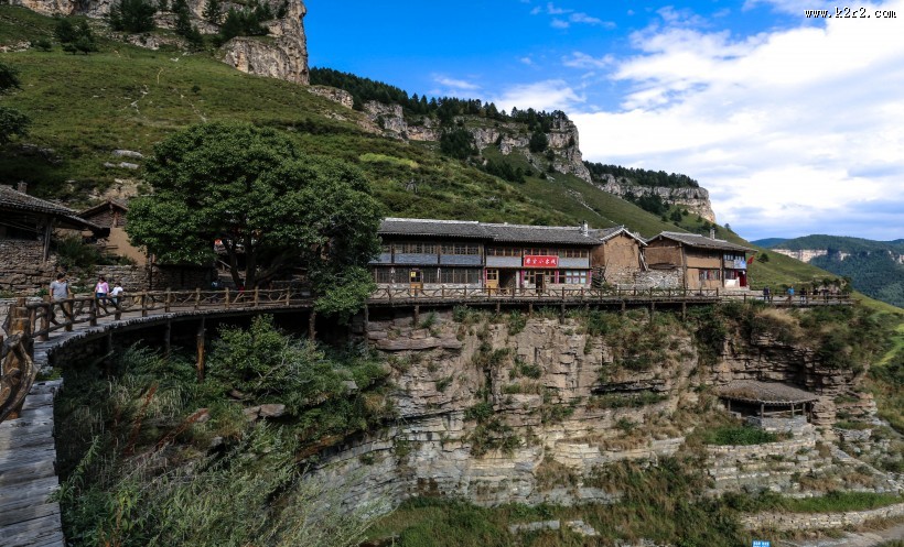 山西悬空村风景图片