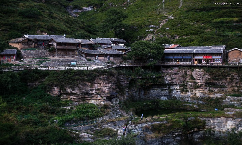 山西悬空村风景图片