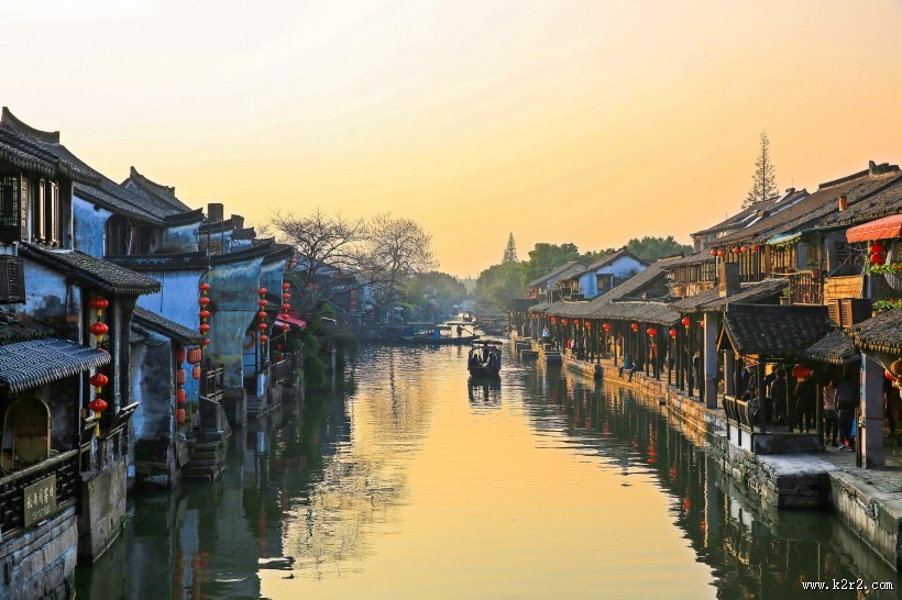 浙江西塘古镇风景图片