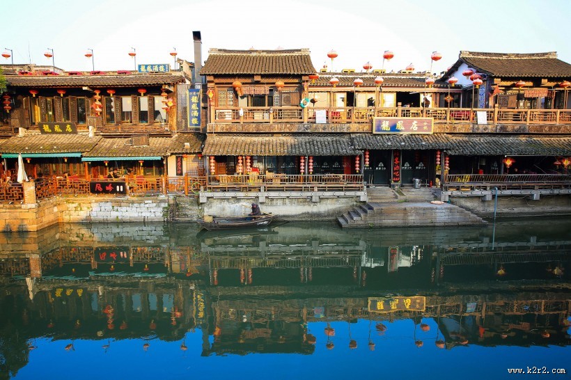 浙江西塘古镇风景图片