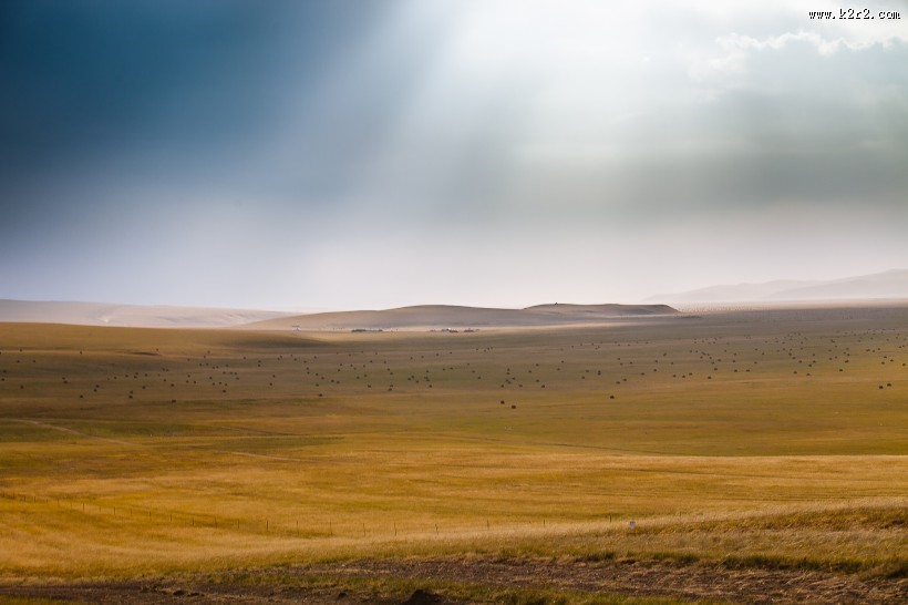 内蒙古呼伦贝尔草原秋天风景图片