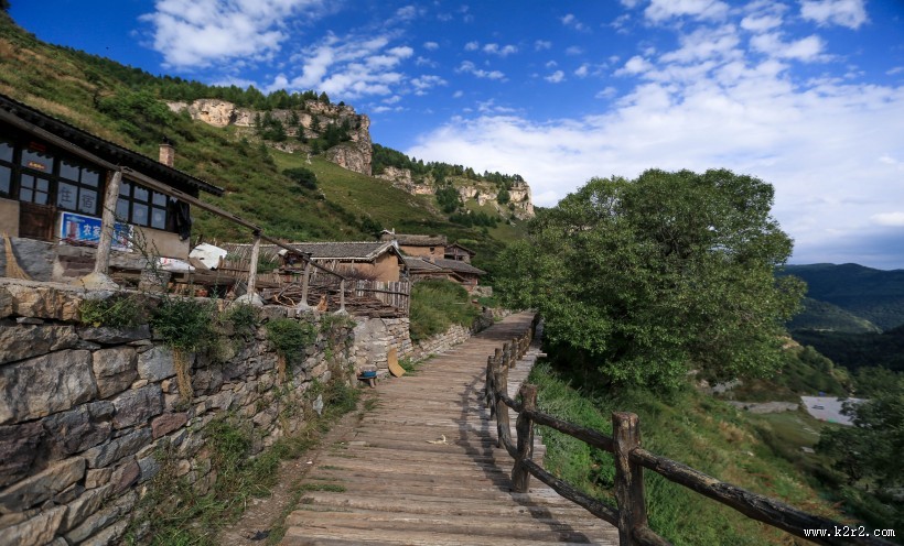 山西悬空村风景图片