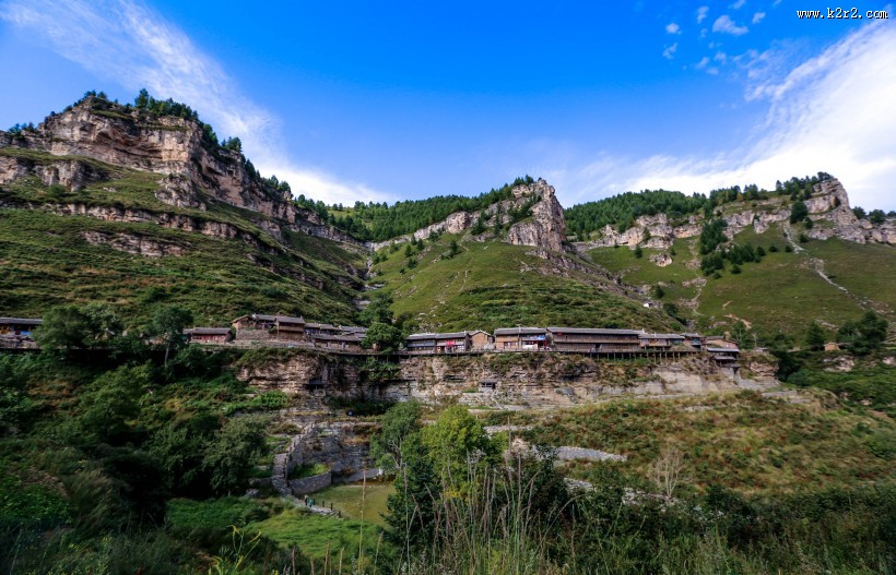 山西悬空村风景图片
