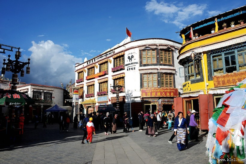 西藏拉萨八廓街人文风景图片大全